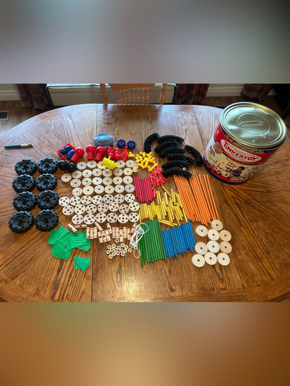 Tinkertoy Ultra Toy Set - Huge Lot Multi-Piece